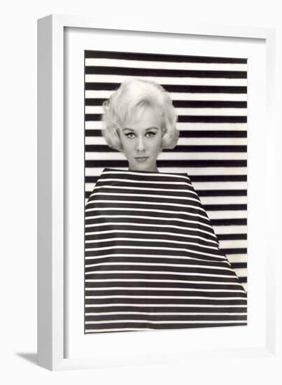 Op Art Fashion Model-null-Framed Art Print