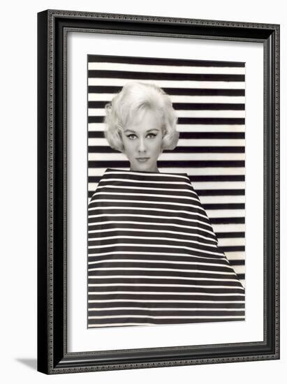 Op Art Fashion Model-null-Framed Art Print