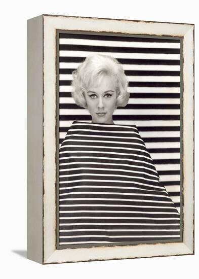 Op Art Fashion Model-null-Framed Stretched Canvas