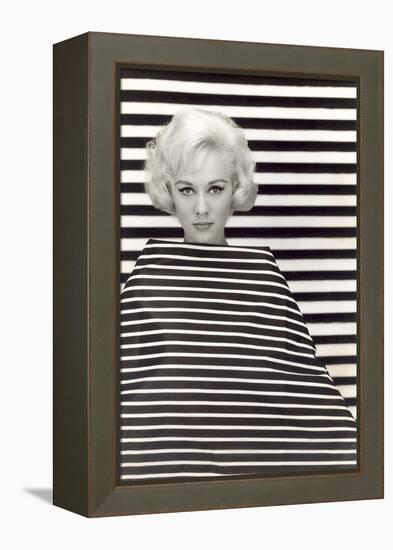 Op Art Fashion Model-null-Framed Stretched Canvas
