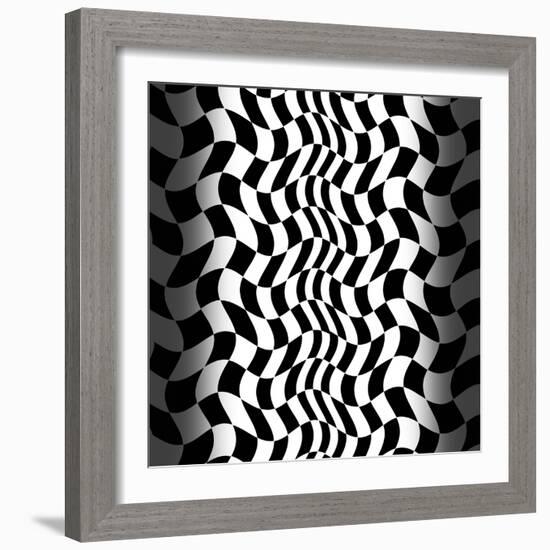 Op Art II-Tom Frazier-Framed Giclee Print