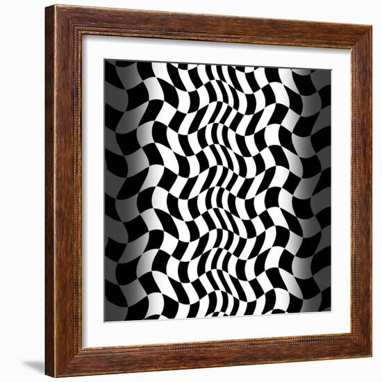 Op Art II-Tom Frazier-Framed Giclee Print