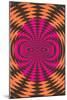 Op Art Psychedelic Pattern-null-Mounted Art Print