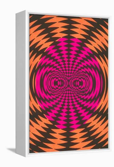 Op Art Psychedelic Pattern-null-Framed Stretched Canvas