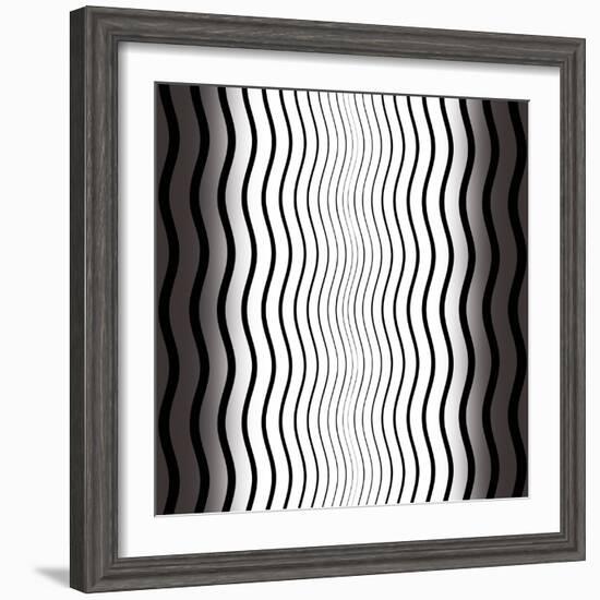 Op Art V-Tom Frazier-Framed Giclee Print