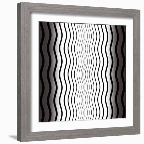 Op Art V-Tom Frazier-Framed Giclee Print