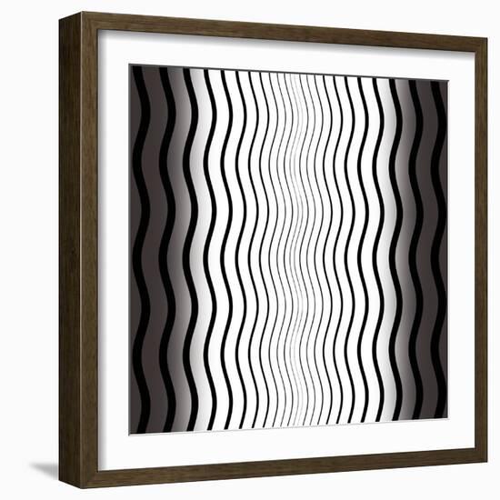 Op Art V-Tom Frazier-Framed Giclee Print