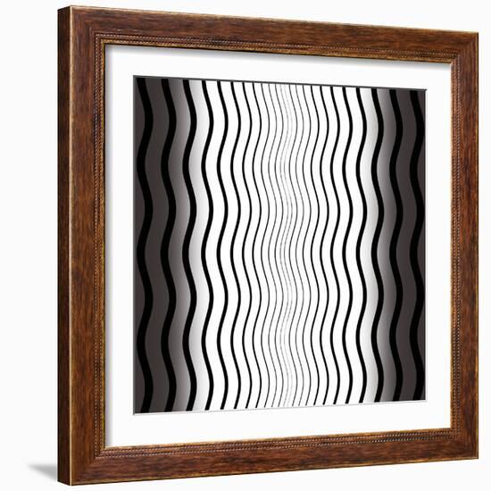 Op Art V-Tom Frazier-Framed Giclee Print