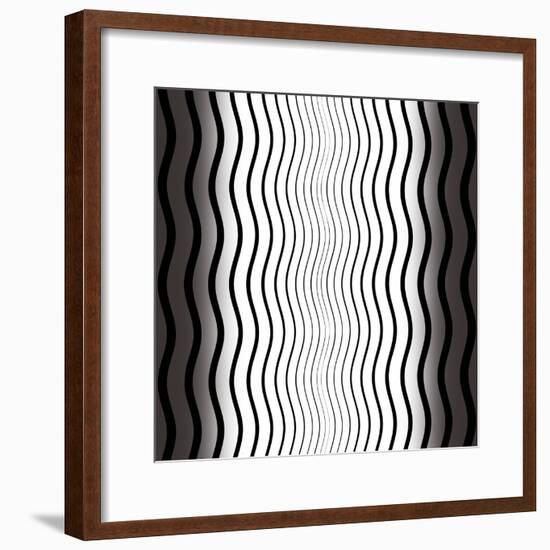 Op Art V-Tom Frazier-Framed Giclee Print