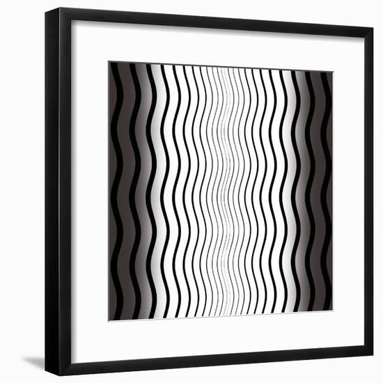 Op Art V-Tom Frazier-Framed Giclee Print