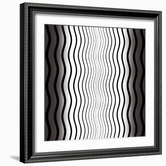 Op Art V-Tom Frazier-Framed Giclee Print