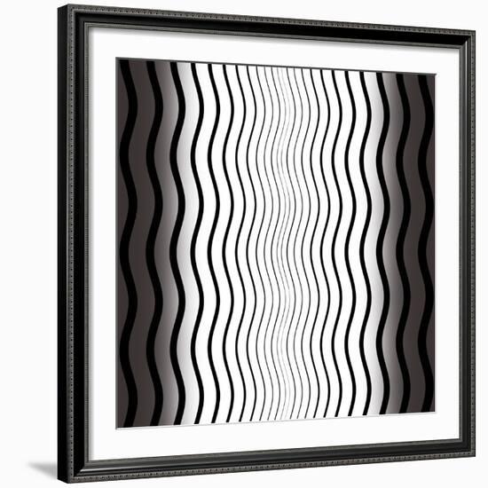 Op Art V-Tom Frazier-Framed Giclee Print