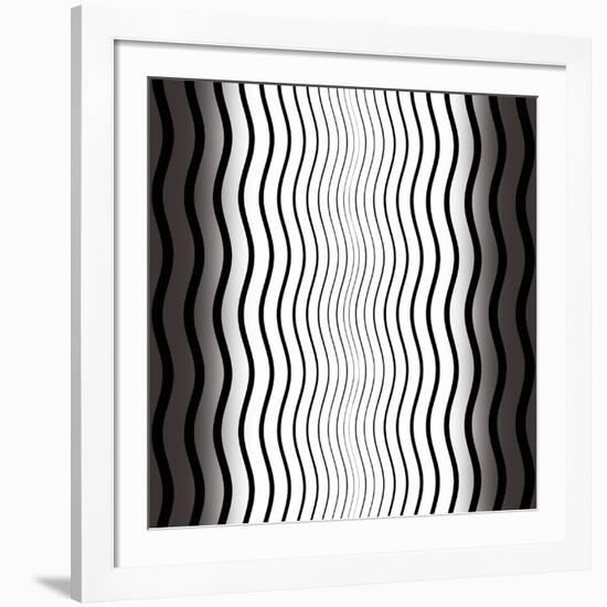 Op Art V-Tom Frazier-Framed Giclee Print