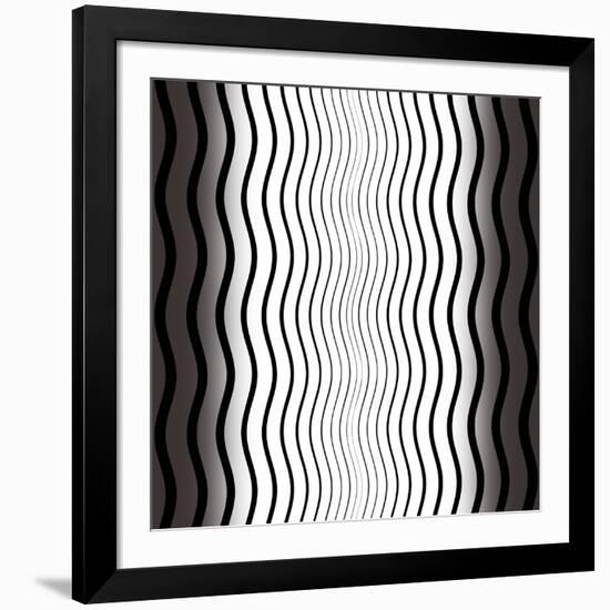 Op Art V-Tom Frazier-Framed Giclee Print