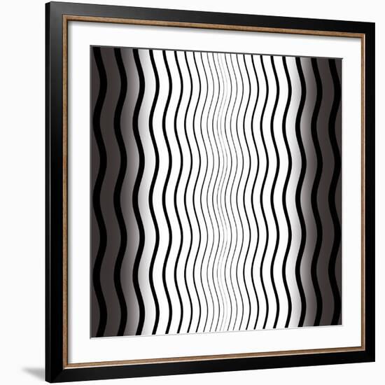 Op Art V-Tom Frazier-Framed Giclee Print