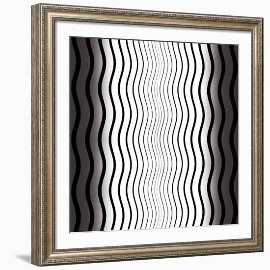 Op Art V-Tom Frazier-Framed Giclee Print