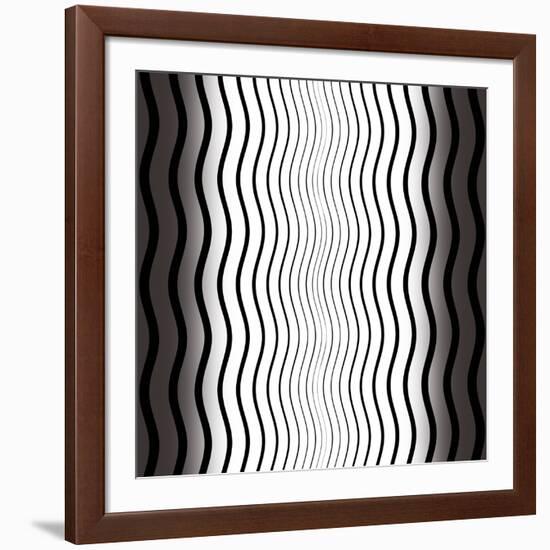 Op Art V-Tom Frazier-Framed Giclee Print