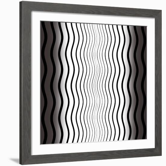 Op Art V-Tom Frazier-Framed Giclee Print