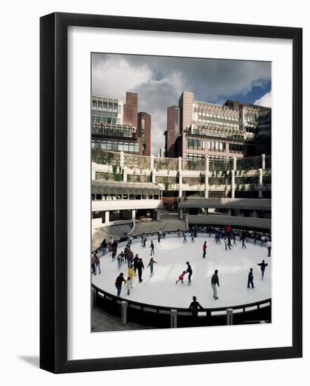 Open Air Ice Rink, Broadgate, City of London, London, England, United Kingdom-Adam Woolfitt-Framed Photographic Print