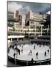Open Air Ice Rink, Broadgate, City of London, London, England, United Kingdom-Adam Woolfitt-Mounted Photographic Print