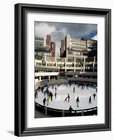 Open Air Ice Rink, Broadgate, City of London, London, England, United Kingdom-Adam Woolfitt-Framed Photographic Print