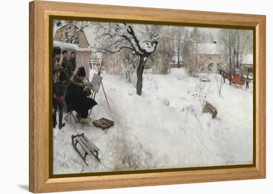 Open-Air Painter, 1886-Carl Larsson-Framed Premier Image Canvas