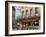 Open Air Pavement Cafe, Hotel and Brasserie, Coutances, Manche, Normandy, France-David Hughes-Framed Photographic Print