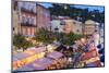 Open Air Restaurants in Cours Saleya-Amanda Hall-Mounted Photographic Print