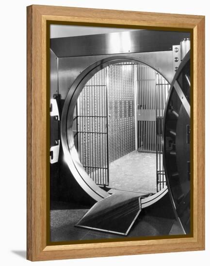 Open Bank Vault Door-Philip Gendreau-Framed Premier Image Canvas