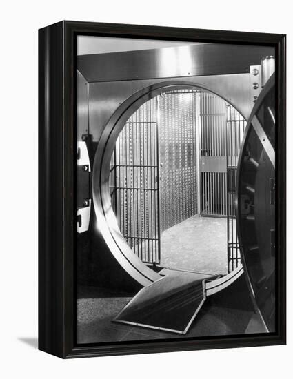 Open Bank Vault Door-Philip Gendreau-Framed Premier Image Canvas