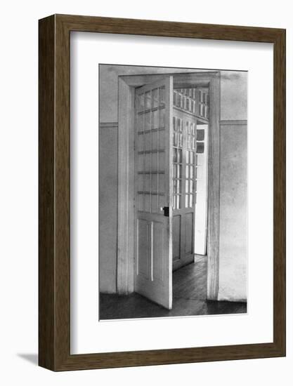 Open Doors, Mexico City, c.1925-Tina Modotti-Framed Photographic Print