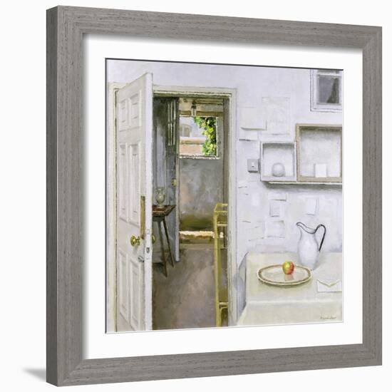 Open Doors with Still Life and Letter, 2004-Charles E. Hardaker-Framed Giclee Print