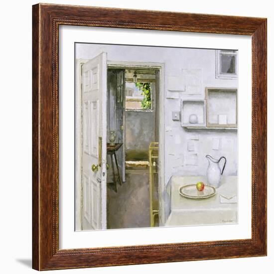 Open Doors with Still Life and Letter, 2004-Charles E. Hardaker-Framed Giclee Print