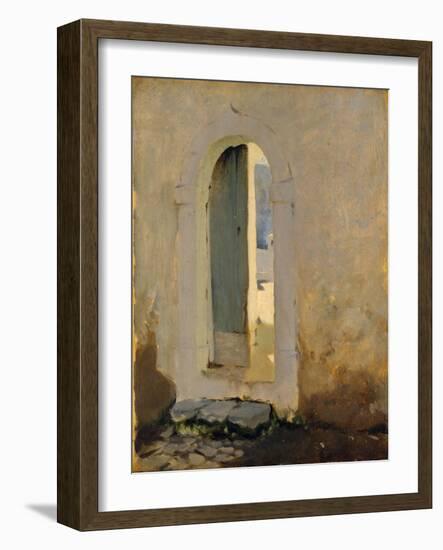 Open Doorway, Morocco, 1879-80-John Singer Sargent-Framed Giclee Print