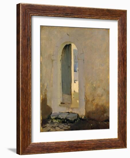 Open Doorway, Morocco, 1879-80-John Singer Sargent-Framed Giclee Print