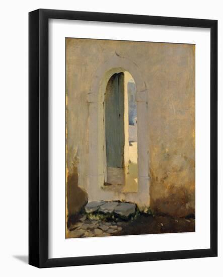 Open Doorway, Morocco, 1879-80-John Singer Sargent-Framed Giclee Print