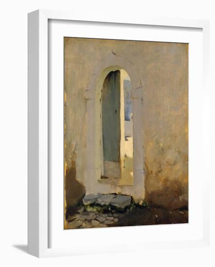 Open Doorway, Morocco, 1879-80-John Singer Sargent-Framed Giclee Print