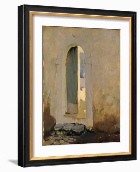 Open Doorway, Morocco, 1879-80-John Singer Sargent-Framed Giclee Print