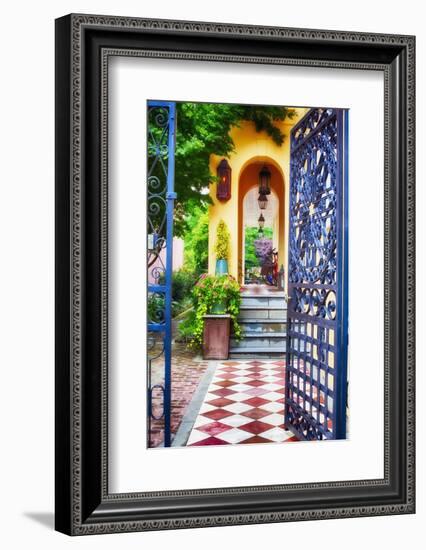 Open Doorway To Southern Living-George Oze-Framed Photographic Print