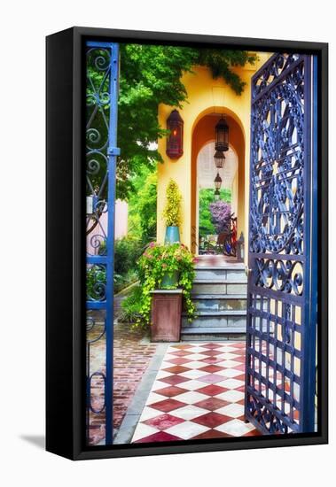 Open Doorway To Southern Living-George Oze-Framed Premier Image Canvas