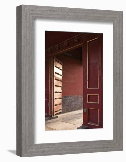 Open Gates at the Forbidden City-Paul Souders-Framed Photographic Print