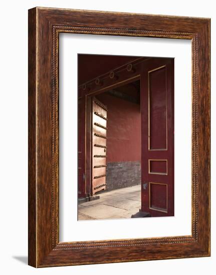 Open Gates at the Forbidden City-Paul Souders-Framed Photographic Print