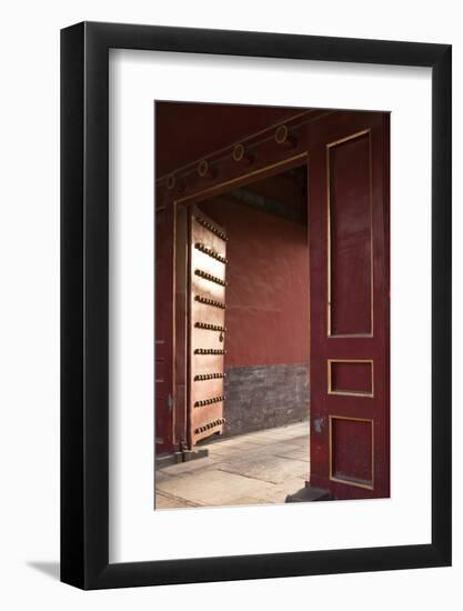 Open Gates at the Forbidden City-Paul Souders-Framed Photographic Print