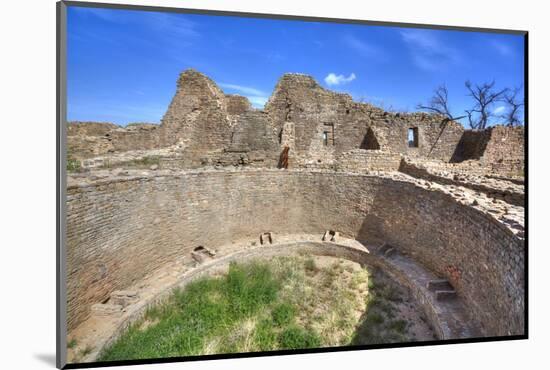 Open Kiva in West Ruins, Aztec Ruins National Monument, Dating from Between 850 Ad and 1100 Ad-Richard Maschmeyer-Mounted Photographic Print