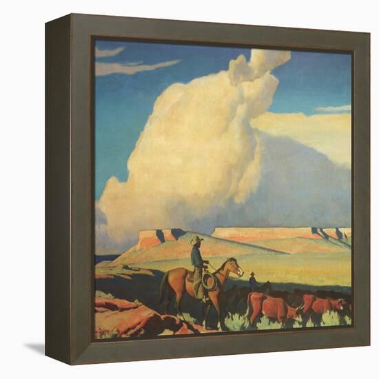 Open Range, 1942-Maynard Dixon-Framed Premier Image Canvas