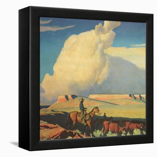 Open Range, 1942-Maynard Dixon-Framed Premier Image Canvas