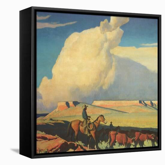 Open Range, 1942-Maynard Dixon-Framed Premier Image Canvas