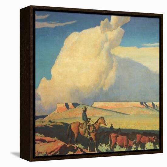 Open Range, 1942-Maynard Dixon-Framed Premier Image Canvas