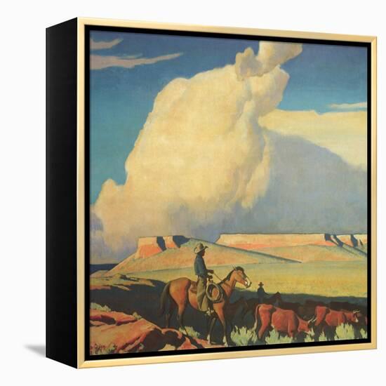 Open Range, 1942-Maynard Dixon-Framed Premier Image Canvas