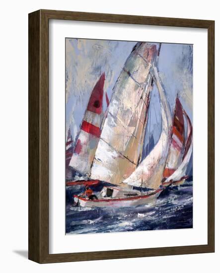 Open Sails I-Brent Heighton-Framed Art Print